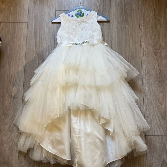 Lace Ball Gown Flower Girl Dresses Weddings First Communion Girls tip top kids - Picture 5 of 16